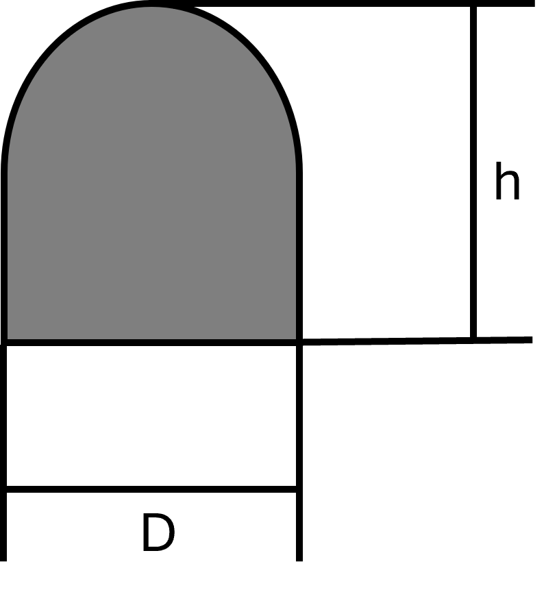 Cellular rubber, flat rounded, blue-grey, d=4 mm, h=6 mm