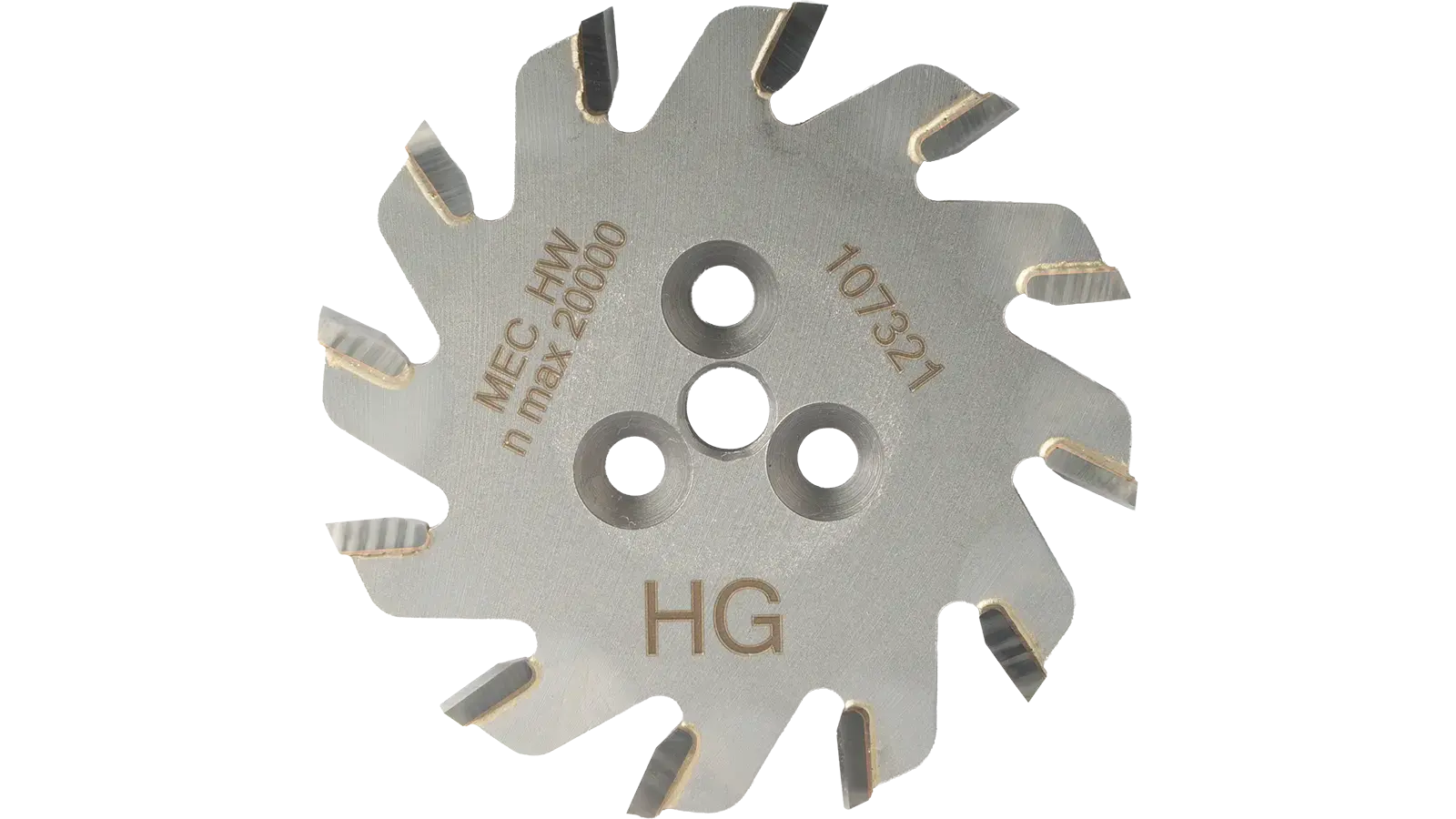 Disk milling cutter d=60 mm, 12 teeth, LEFT cutter